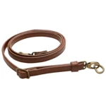 Go Handmade Correa de hombro para bolso 130 cm 12 mm, Marrón, Bronce