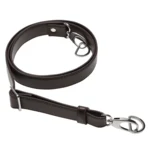Go Handmade Correa de hombro para bolso 130 cm 25 mm, Negro, Plata