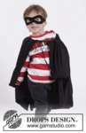 Extra 0-1075 Little Zorro by DROPS Design — Antifaz de ganchillo, talla única. — 2