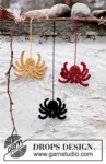 Extra 0-1427 Miss Spider by DROPS Design — Araña con cuerpo de unos 5,5 cm. Utiliza unos 8 g; el kit contiene un ovillo completo. — 3