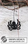 Extra 0-1427 Miss Spider by DROPS Design — Araña con cuerpo de unos 5,5 cm. Utiliza unos 8 g; el kit contiene un ovillo completo. — 5