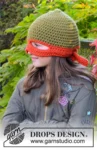 Children 37-24 Pizza Ninja by DROPS Design — Gorro para 1/2, 3/4, 5/6 y 7/8 años; cabeza: 44/48, 50/52, 52/53 y 53/54 cm. — 5