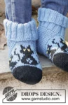 Children 47-28 Bewitched Cat Socks by DROPS Design — Calcetines: 24/25, 26/28, 29/31, 32/34, 35/37, 38/40 y 41/43; pie: 15, 17, 18, 20, 22, 24 y 26 cm. También agujas de doble punta de 2,5 mm y restos amarillos para los ojos. Se incluye un ovillo completo de mostaza oscuro 52 para los ojos amarillos; puede diferir del tono de las fotos. — 3