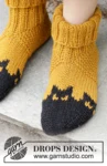 244-43 Holy Socks! by DROPS Design — Calcetines: 35/37, 38/40 y 41/43; pie: 22, 24 y 27 cm. También agujas de doble punta de 4 mm. — 4