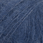 DROPS BRUSHED Alpaca Silk 39 Azul marino (Uni colour)