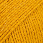 DROPS Fabel Uni Colour 111 Amarillo mostaza