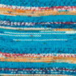 DROPS Fabel Print 162 Azul mar