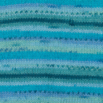 DROPS Fabel Print 340 Laguna azul