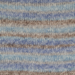 DROPS Fabel Long Print 604 Vista al mar