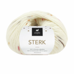 Du Store Alpakka STERK 922 Natural/marrón/rojo/azafrán