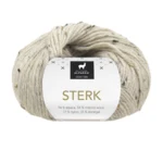 Du Store Alpakka Sterk 932 Tweed beige claro jaspeado