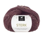 Du Store Alpakka Sterk 927 Tweed burdeos