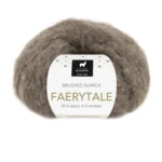 Du Store Alpakka Faerytale 817 Tweed jaspeado gris-marrón oscuro