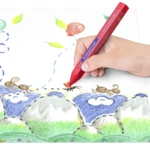 STAEDTLER Noris Club jumbo 229 Crayones de cera, 12 piezas – Aplicación