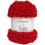 Go Handmade Teddy 17380 Rojo cálido