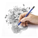 STAEDTLER Mars Lumograph Lápiz de grafito acuarelable, 3 + 1 ud. – Aplicación