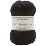 Go Handmade Soft Bamboo Fine 17424 Negro