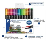 STAEDTLER Plumones permanentes dobles, 36 unidades – TB36