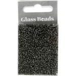 Rocallas, cuentas de vidrio 1,7 mm Verde gris