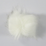 Pompon Akryl, 12 cm Blanco