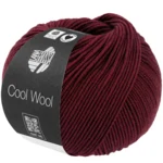Lana Grossa Cool Wool 2124 Rojo rosa oscuro
