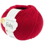 Lana Grossa Cool Wool Baby 343 Rojo cereza