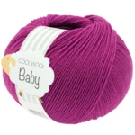 Lana Grossa Cool Wool Baby 345 Rojo violáceo