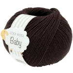 Lana Grossa Cool Wool Baby 333 Marrón negro