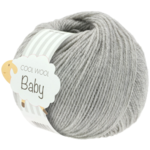 Lana Grossa Cool Wool Baby 206 Gris claro jaspeado