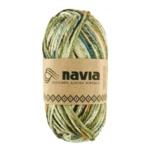 Navia Sock Yarn 520 Verde jaspeado