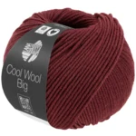 Lana Grossa Cool Wool Big 1700 Rojo vino jaspeado