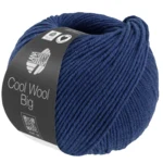 Lana Grossa Cool Wool Big 1704 Azul oscuro jaspeado