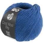 Lana Grossa Cool Wool Big 1703 Azul jaspeado