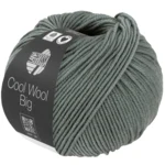 Lana Grossa Cool Wool Big 1040 Verde grisáceo