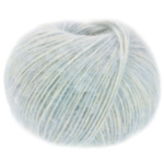 Lana Grossa Natural Alpaca Pelo 13 Azul claro jaspeado