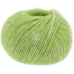 Lana Grossa Natural Alpaca Pelo 33 Verde mayo jaspeado