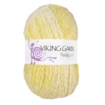 Viking Pleddgarn 745 Blanco/Amarillo