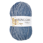 Viking Pleddgarn 721 Blanco/azul