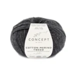 Katia Cotton-Merino Tweed 503 Gris oscuro