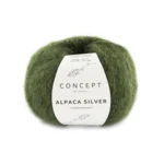 Katia Alpaca Silver 272 Verde oscuro-plata