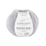Katia Concept Merino Baby 055 Gris claro perla