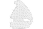 Hama Midi placa de perlas - Barco 333