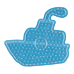 Hama maxi plato perlado, transparente - Nave 8212