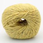 Erika Knight Gossypium Cotton Tweed 31 Tarta de limón amarillo