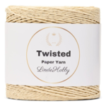 LindeHobby Twisted Paper Yarn 02 Beige claro