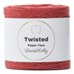 LindeHobby Twisted Paper Yarn 21 Rojo