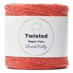 LindeHobby Twisted Paper Yarn 25 Coral oscuro