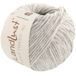 Lana Grossa Landlust Soft Tweed 90 25 Gris plateado jaspeado