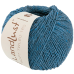 Lana Grossa Landlust Soft Tweed 180 129 Azul turquesa jaspeado