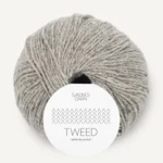 Sandnes Tweed Recycled 1085 Gris claro